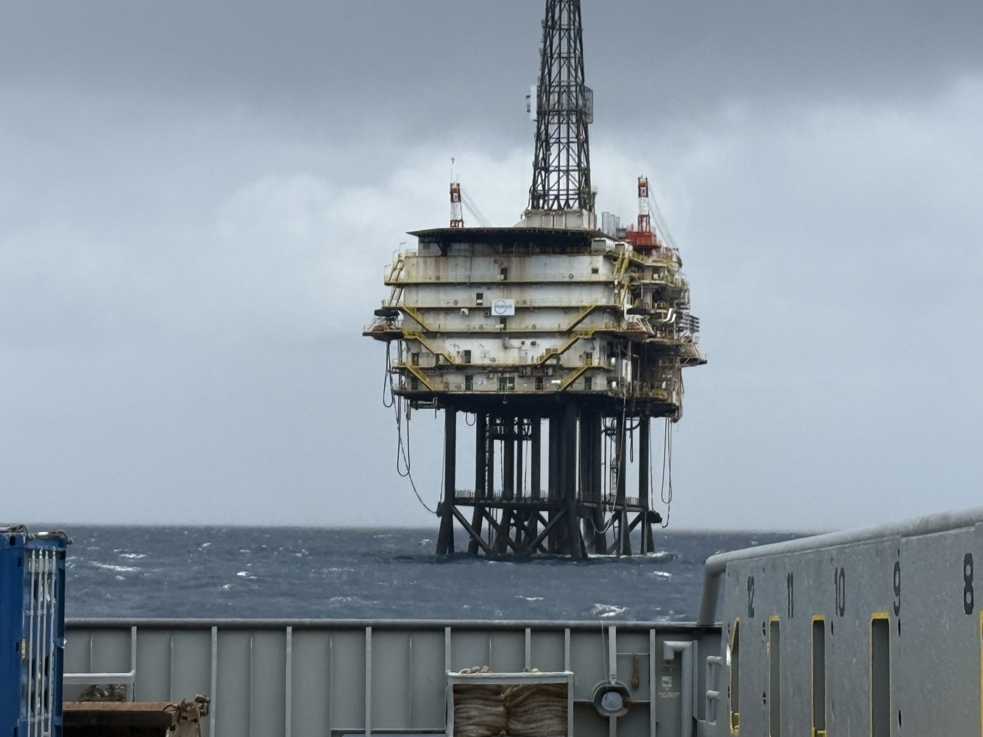 Inspectie Gas Platform Spanje